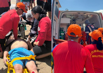 Idoso morre após se afogar em praia no litoral do Piauí