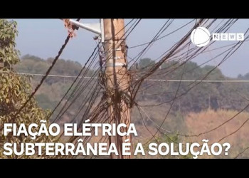 Por que o Brasil não investe em fiação elétrica subterrânea?