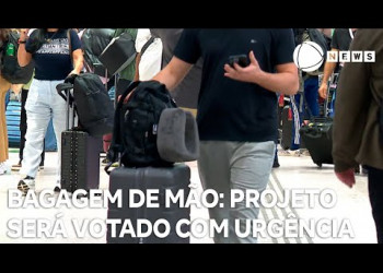 Câmara aprova urgência para projeto que impede cobrança por bagagem de mão