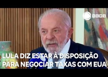 Lula diz estar à disposição para negociar taxas com EUA