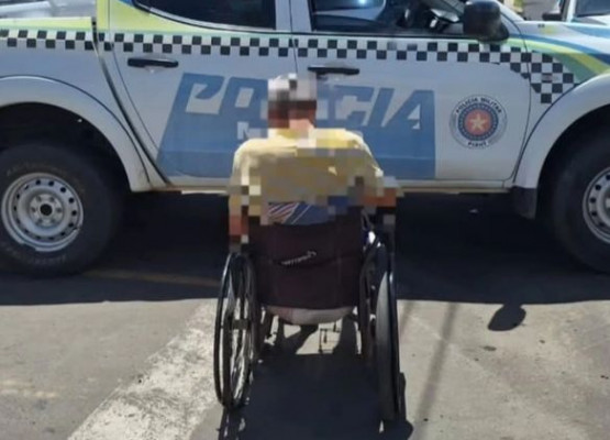 No Piauí, homem com deficiência é preso após ameaçar vizinhos com faca e causar perturbação durante a madrugada