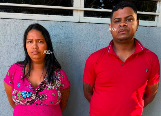 Homem e mulher grávida são presos em operação contra o tráfico de drogas no 