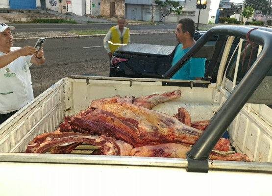 Vigilância Sanitária apreende 230 kg de carne irregular em Teresina