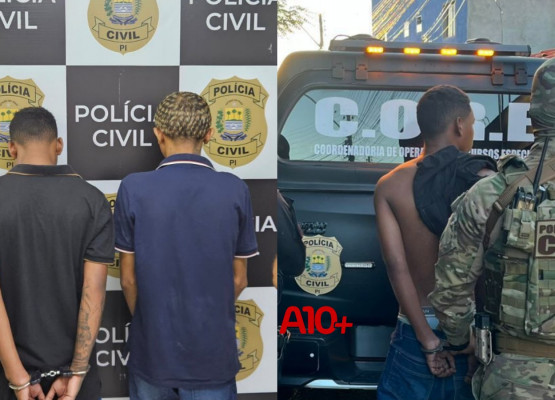 Polícia Civil prende suspeitos de crime de roubo na zona Sul de Teresina