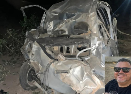 Empresário morre e outras três pessoas ficam gravemente feridas em acidente no interior do Piauí