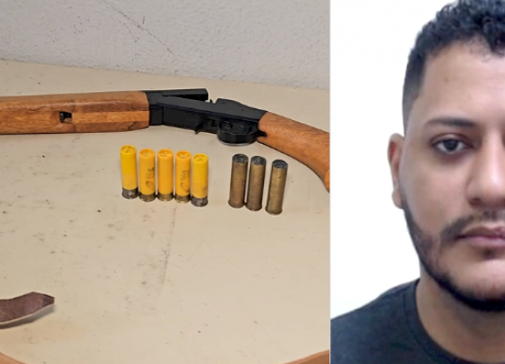 Polícia realiza buscas na casa de motorista que atirou em irmão de passageiro e encontra espingarda e munições