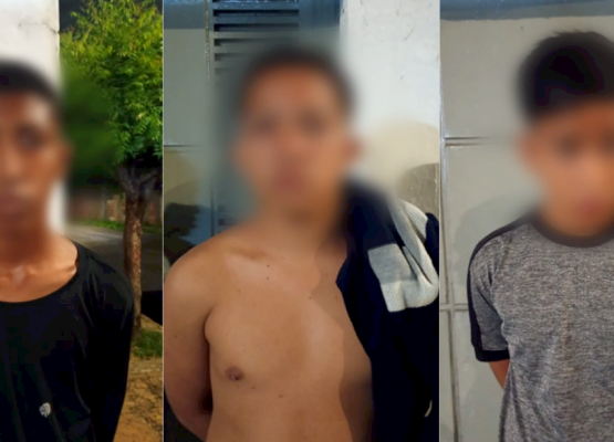 Polícia apreende adolescentes suspeitos de assalto em Teresina; foram localizados após auxílio de rastreamento de celular roubado