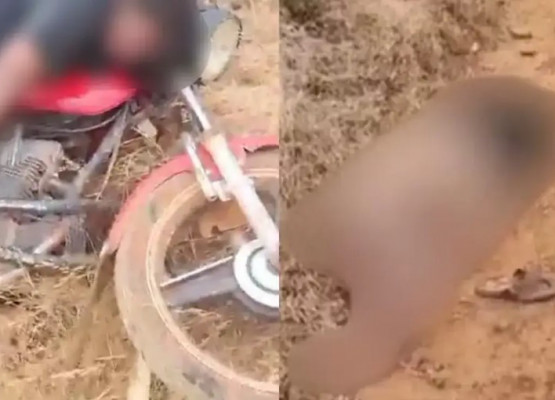 Motociclista morre após bater contra cerca de arame no interior do Piauí; garupa ficou ferido