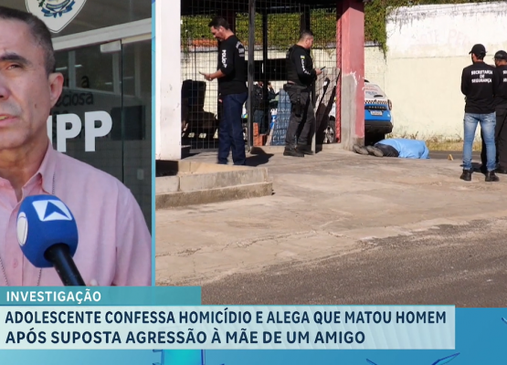 Adolescente confessa homicídio em Teresina e alega que matou homem após suposta agressão à mãe de um amigo; VÍDEO!