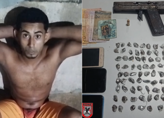 Suspeito de tráfico conhecido como 