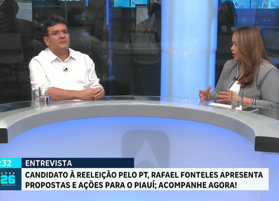 À TV Antena 10, Rafael Fonteles detalha estratégias para a saúde, segurança, educação e geração de emprego e renda; VÍDEO!