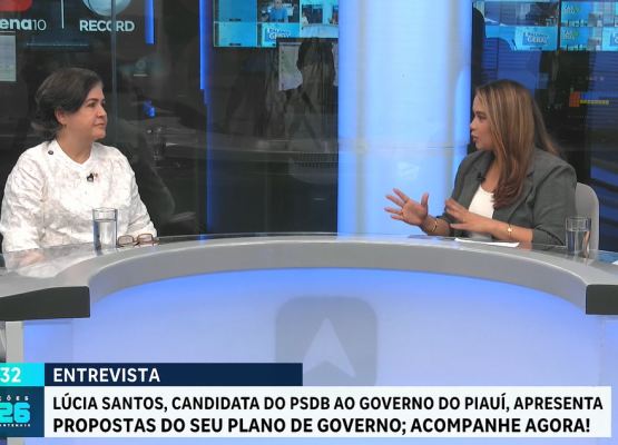 À TV Antena 10, Lúcia Santos defende mudanças na forma de gerenciamento dos hospitais públicos e redução do ICMS; VÍDEO!