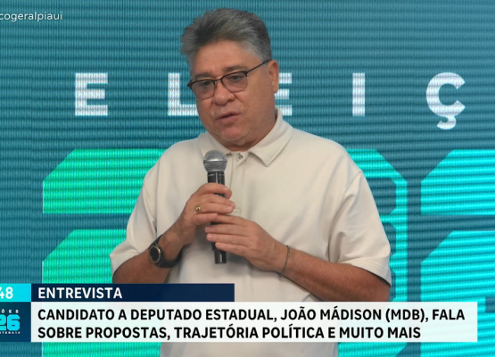 À TV Antena 10, João Mádison apresenta propostas para o cargo de deputado estadual; conheça!