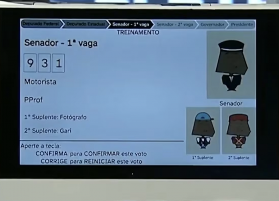 Eleições 2026: urna terá barra de progresso pela primeira vez para orientar eleitor na hora do voto