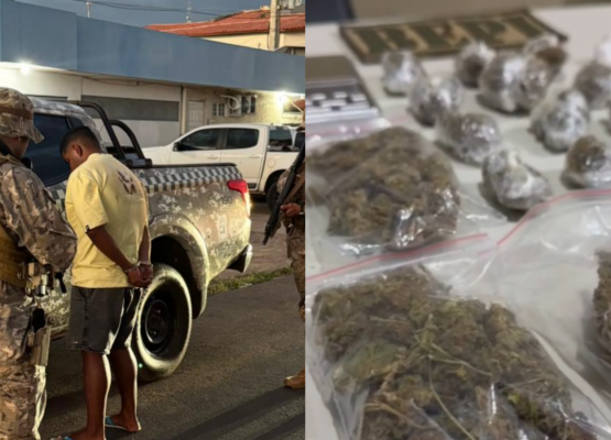 Polícia Militar desarticula boca de fumo e prende suspeito em Picos, Piauí