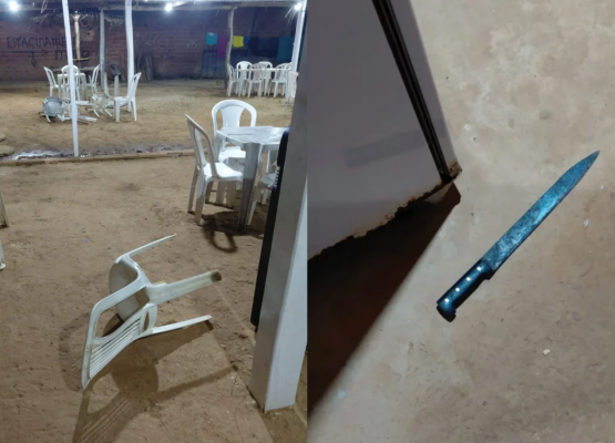 Confusão por pagamento de conta termina com homem ferido no rosto por golpe de facão no Piauí
