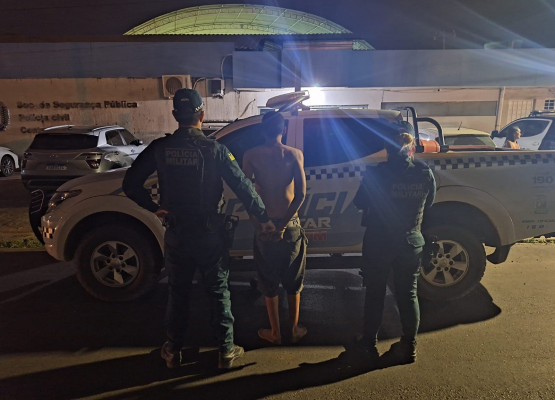 Suspeito de ameaçar e danificar a casa da própria mãe é preso pela PM no interior do Piauí