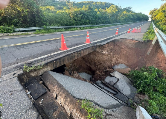 Após formação de cratera, PRF interdita totalmente trecho da BR-343 no Piauí; veja rotas alternativas