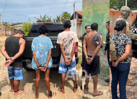 Polícia cumpre mandados contra monitorados por tornozeleira eletrônica suspeitos de manter atividades criminosas no litoral do Piauí