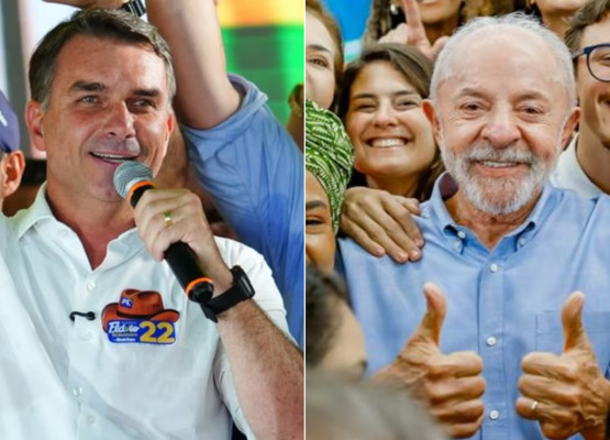 A 3 dias das eleições, Lula e Flávio Bolsonaro aparecem empatados com 50% dos votos válidos, diz Datafolha