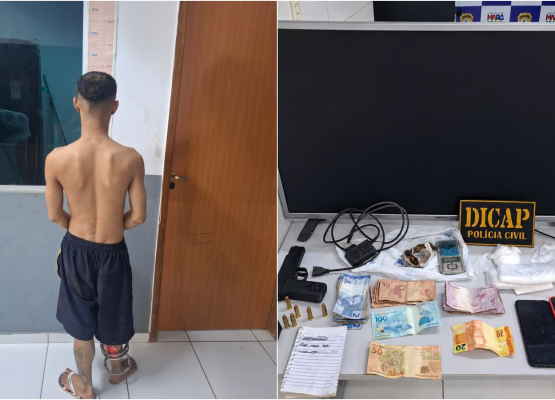 Polícia cumpre mandado e prende suspeito de tráfico de drogas em Timon; já cumpria pena em prisão domiciliar