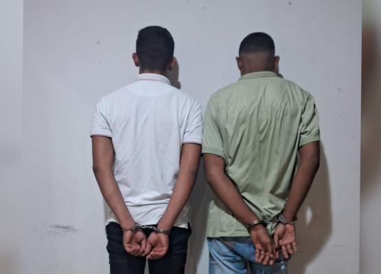 Polícia prende dupla suspeita de efetuar disparo de fogo em via pública no extremo Sul do Piauí