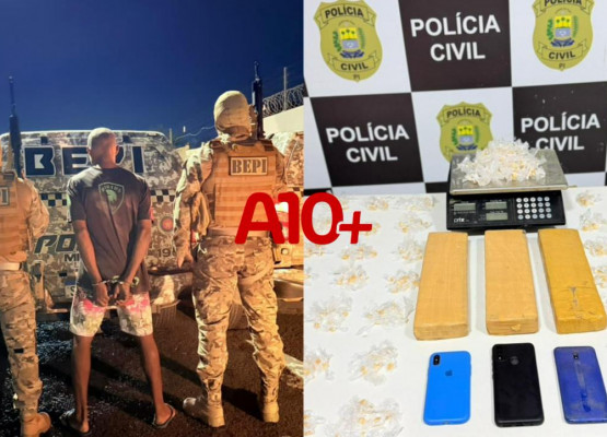 Polícia prende suspeito e apreende grande quantidade de drogas dentro de ferro-velho em Teresina