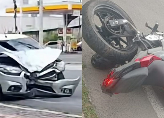 Motociclista morre após ser atropelado por carro em avenida de Teresina