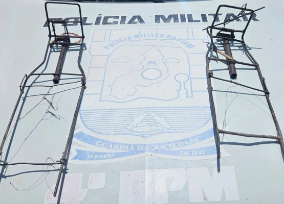 Suspeitos são presos com armas artesanais usadas em caça ilegal no interior do Piauí