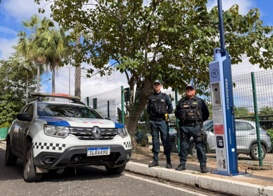 SSP reforça segurança com instalação de segundo totem inteligente na capital, desta vez na Rodoviária de Teresina