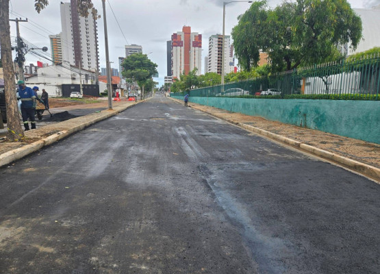 Trecho da Av. Jóquei Clube que estava interditado por conta de cratera é liberado após 21 dias
