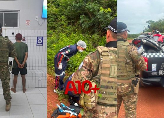 Polícia prende dupla suspeita de realizar assaltos no litoral do Piauí; um foi contido e agredido pela população