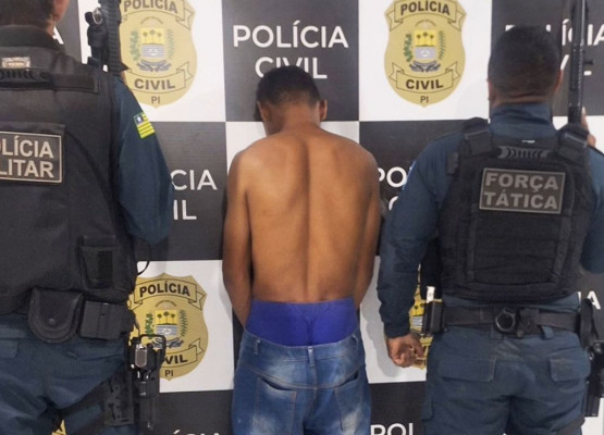 Homem é preso após pular muro, invadir residência e agredir mulher no Piauí