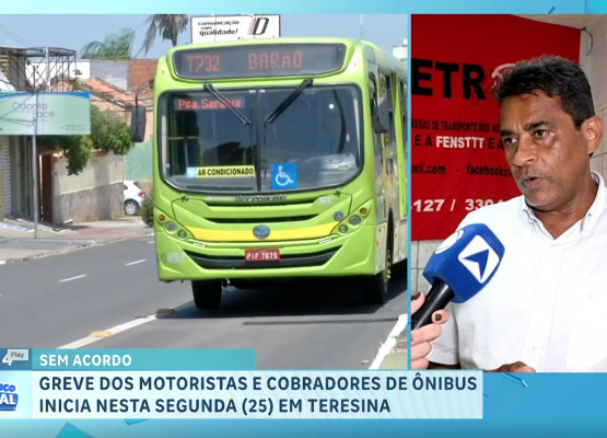 “Do jeito que está indo, a gente vai ver esse transporte acabar”, diz sindicalista ao confirmar greve de motoristas e cobradores de ônibus em Teresina