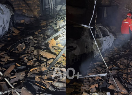 Homem é encontrado morto dentro de residência atingida por incêndio de grande proporção no interior do Piauí