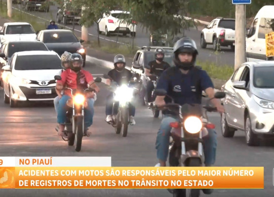 Imprudência de motociclistas está entre as principais causas de acidentes no Piauí; VÍDEO!