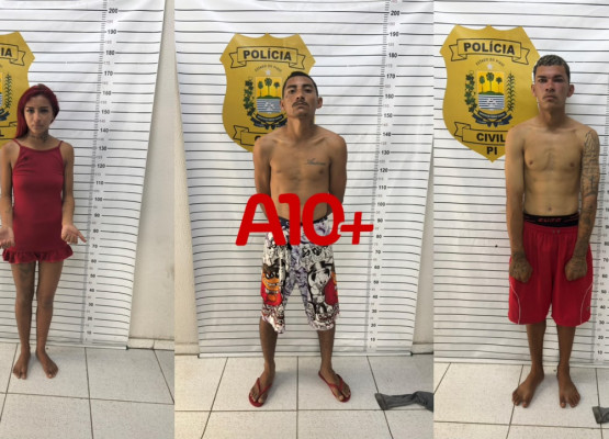 Populares tentam intervir na prisão de trio suspeito de tráfico de drogas no litoral do Piauí; PM usa spray de pimenta para conter tumulto