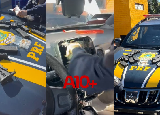 Homem é preso com fuzis escondidos em compartimento falso de carro durante abordagem da PRF no Piauí; receberia R$ 5 mil pelo transporte