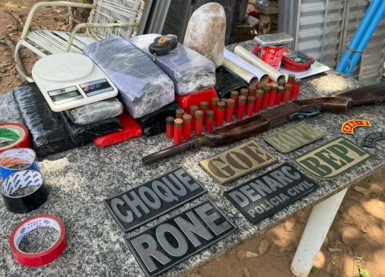 Operação apreende grande quantidade de drogas em sítio em Timon (MA); local tinha sistema de câmeras para monitorar chegada da polícia