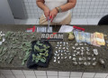 Polícia apreende cocaína, maconha e crack no litoral do Piauí; suspeito conseguiu fugir por matagal e lagoa