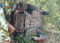 Idosa morre após pneu estourar e carro capotar no interior do Piauí; vítima foi arremessada do veículo