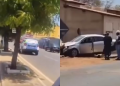 Após perseguição, tiroteio e acidente, polícia procura por suspeito que conseguiu fugir de abordagem no Piauí
