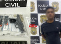Suspeito de integrar facção com extensa ficha criminal é preso com arma de uso restrito na zona Sul de Teresina
