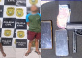 Polícia prende dupla suspeita de exibir simulacro de arma de fogo em via pública no interior do Piauí