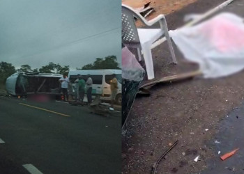 Idosa morre após carro bater em caminhão no interior do Piauí