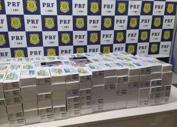PRF apreende mais de 200 celulares sem nota fiscal no Piauí