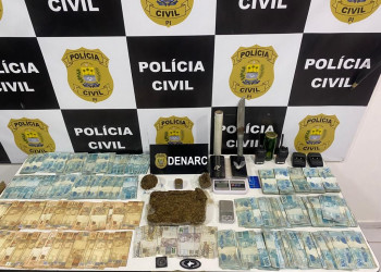 Familiares de traficante são presas com drogas e mais de R$ 115 mil em espécie em Teresina