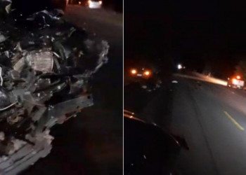 Colisão entre moto e caminhonete mata três pessoas em Amarante, interior do Piauí