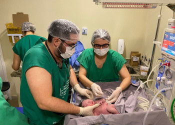 Lucka Ghael é o primeiro bebê a nascer na Nova Maternidade Dona Evangelina Rosa