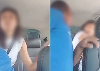 Passageira cospe em motorista de aplicativo e ele revida; mulher pede desculpas após vídeo viralizar